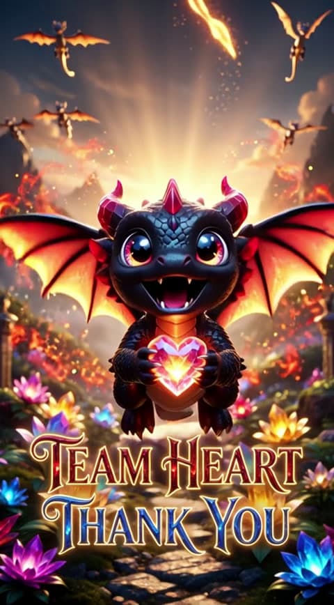 Baby Dragon Team Heart Alert