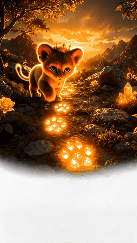 BABY LÖWE GIF ANIMATION