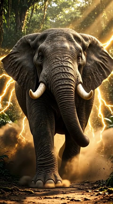 Crazy Elephant – Thanks for the Follower! 🐘
