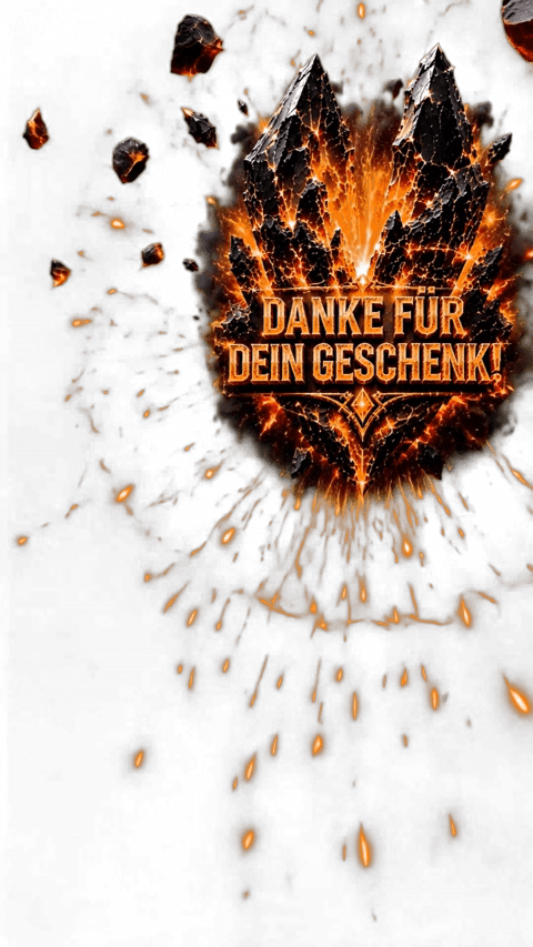 Danke für dein Geschenk! FIRE ALERT!
