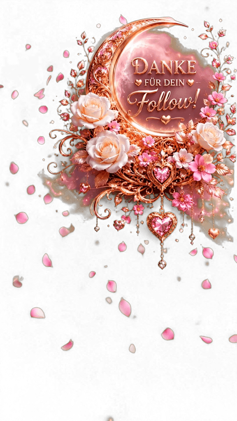 Danke für deinen Follow! MOON GARDEN