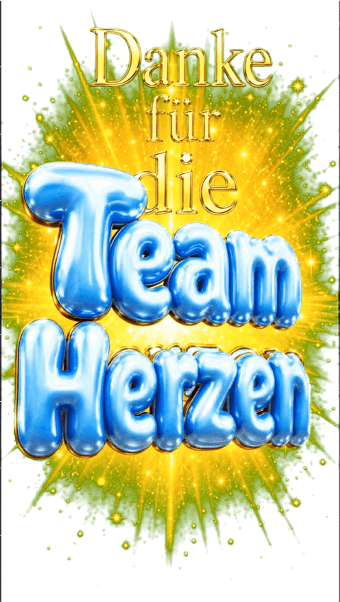 Danke für die Teamherzen 🩵