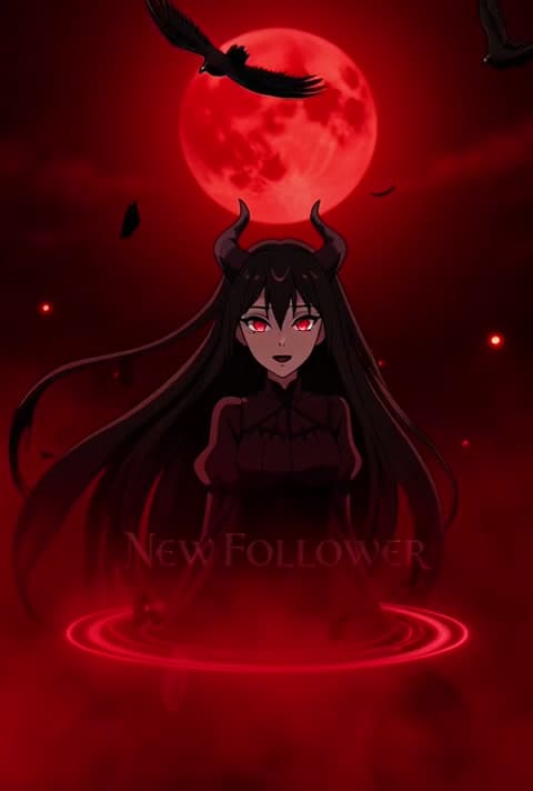 Dark Anime Horror Follower Alert