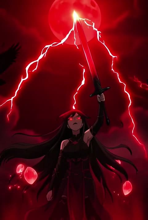 Dark Anime Level Up Alert
