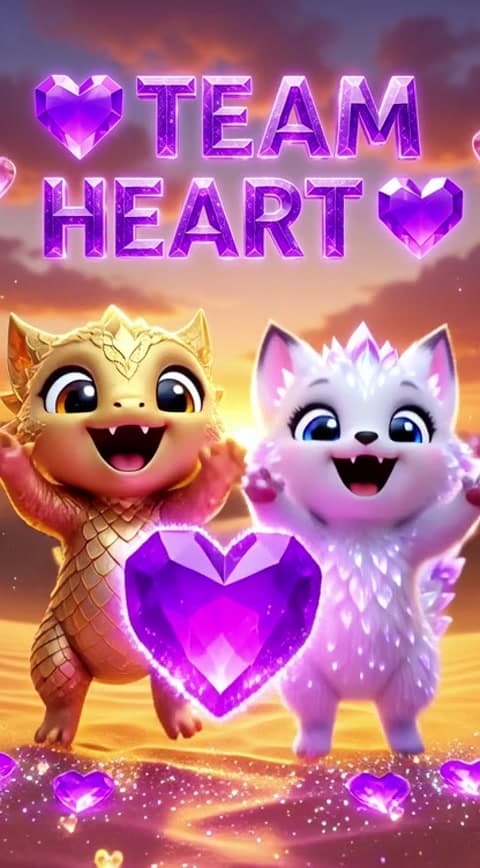 Desert Team Heart
