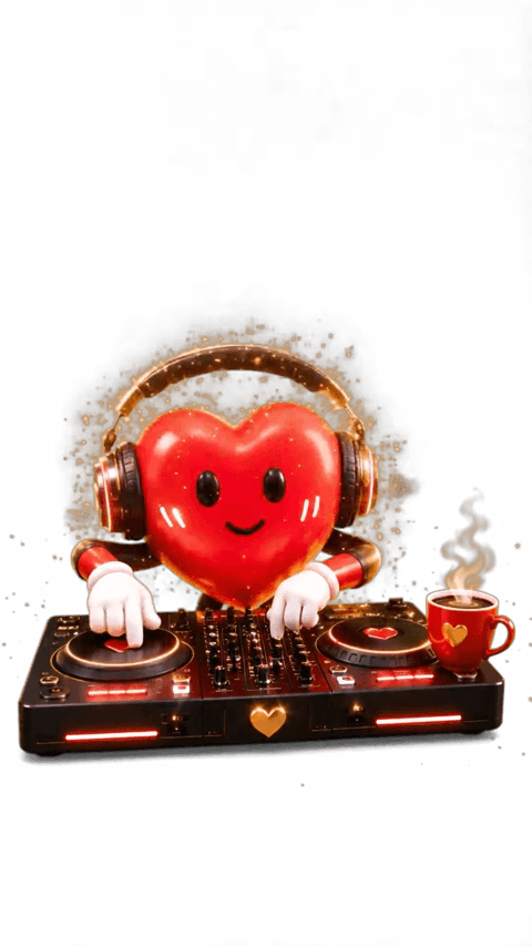 DJ TEAM HEART Transparent