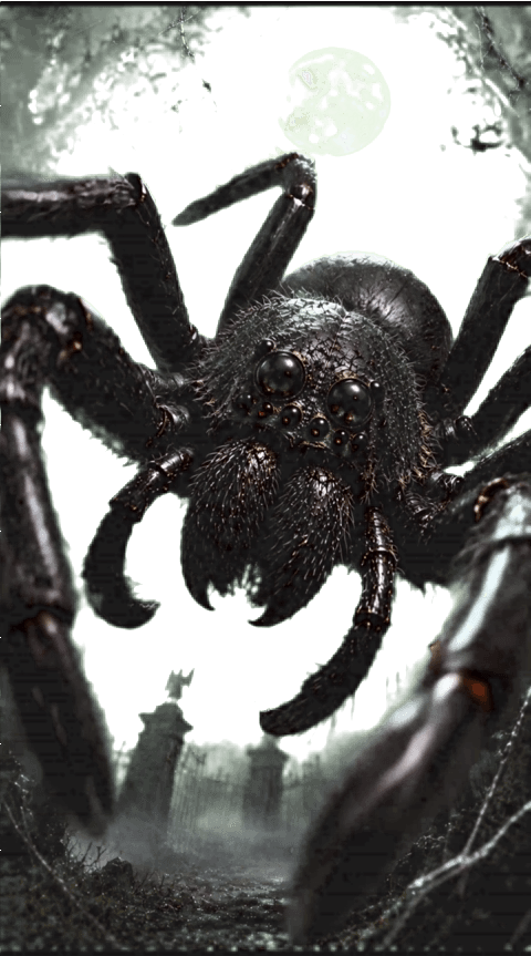 🕷️ ETWAS KRABBELT DURCH DIE DUNKELHEIT … 🕸️