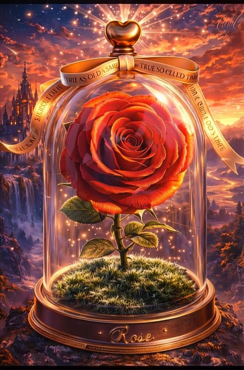Ewige Rose Geschenke Animation