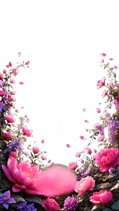 Flower Show Gif Animation TikTok Live