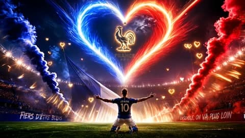 Frankreich Fussball Hintergrund Animation
