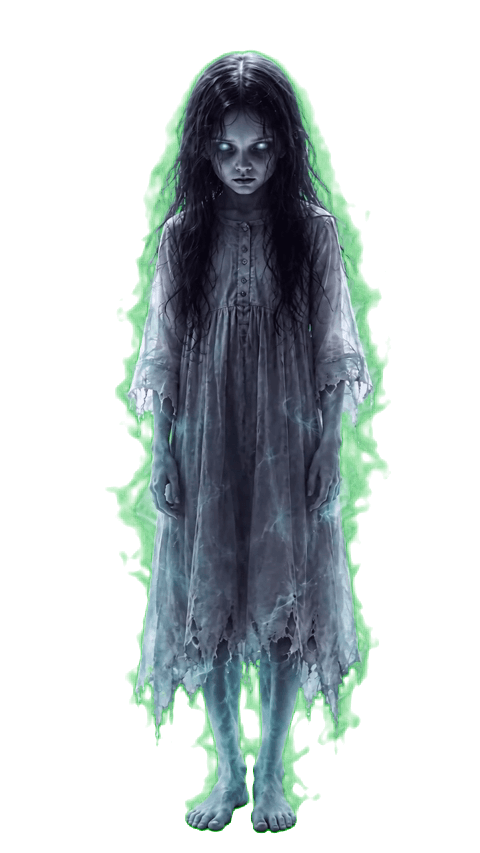Ghost Child Jumpscare – Green Screen Horror Alert