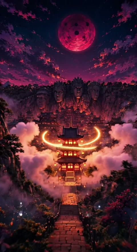 Greenscreen Background | Cinematic Anime Landscape