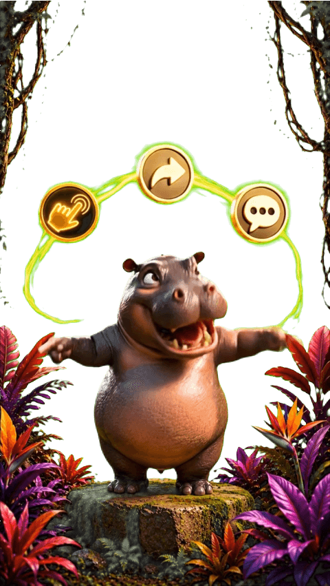 Hippo – Tippen, Teilen & Chat
