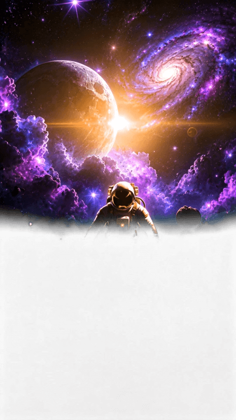 Interstellar GIF ANIMATION / ASTRONAUT