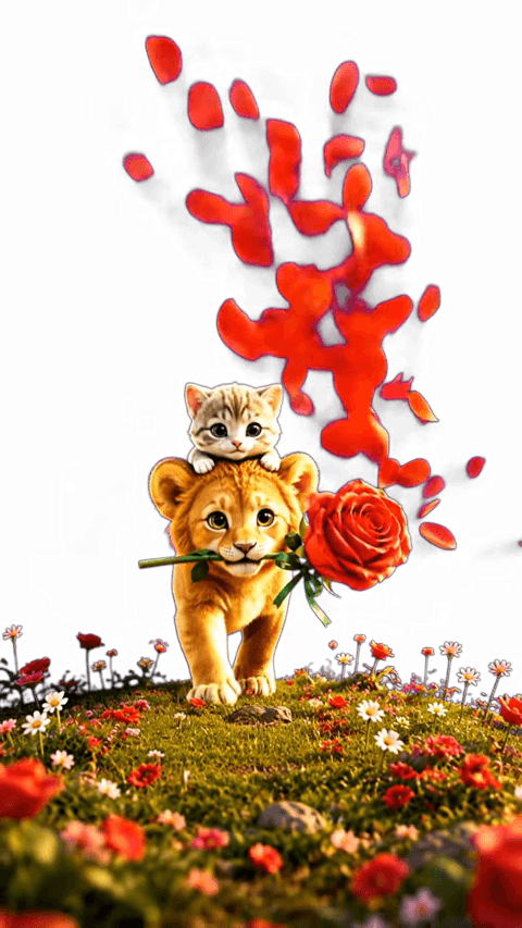 Leon und Lili Gif Animation