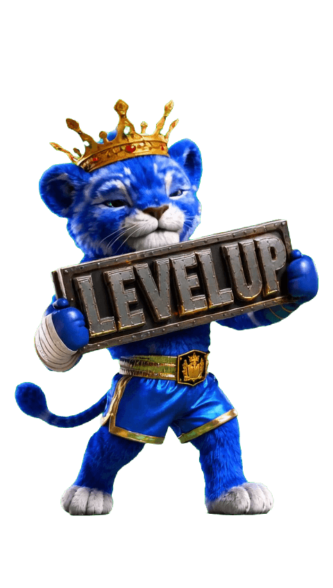 Level UP Blue Lion