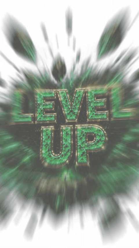 LvL UP Grüne Animation