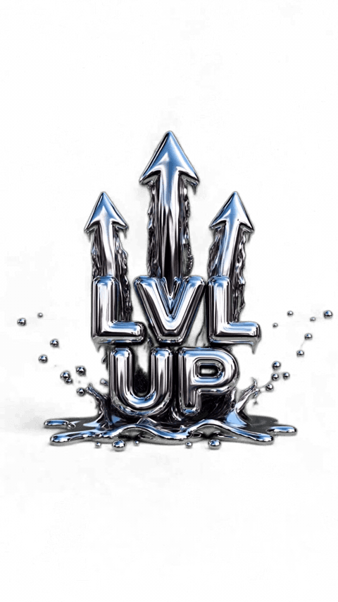 LvL UP Liquid Chrome Animation Collection