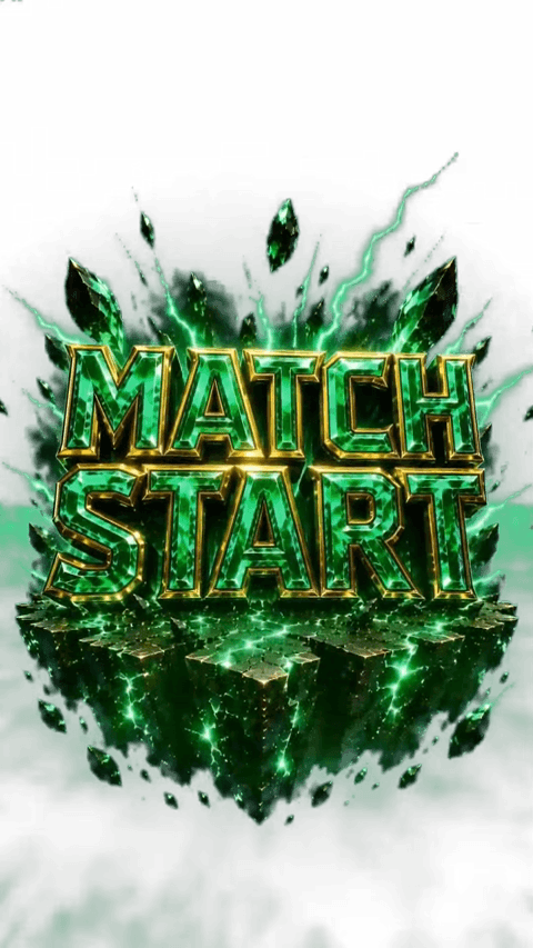Match Start Grüne Animation