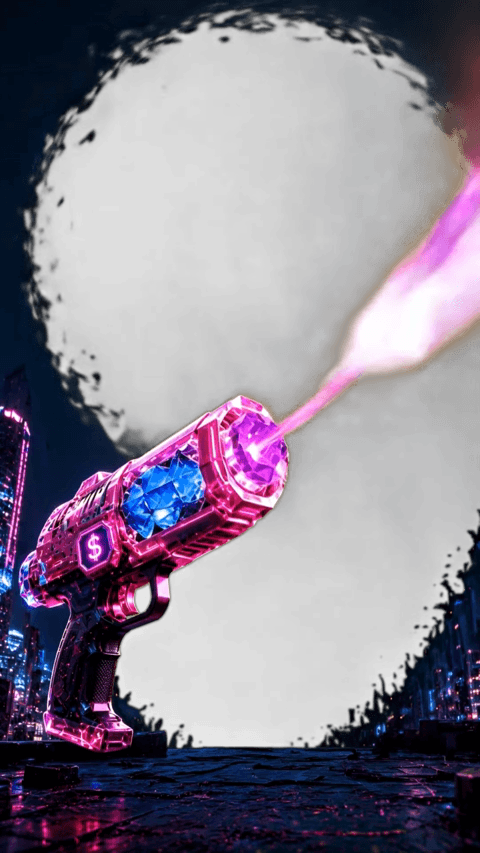Money Gun 2.0 Geschenke Animation