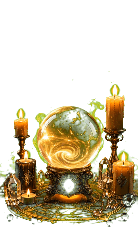 🔮 Mystische Kristallkugel – Orakel Animation ✨