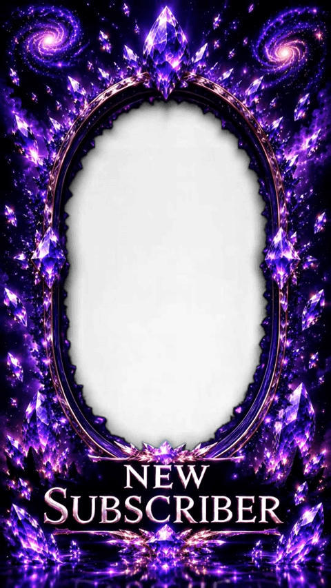 NEW Abo / NEW Subscriber Purple Crystal