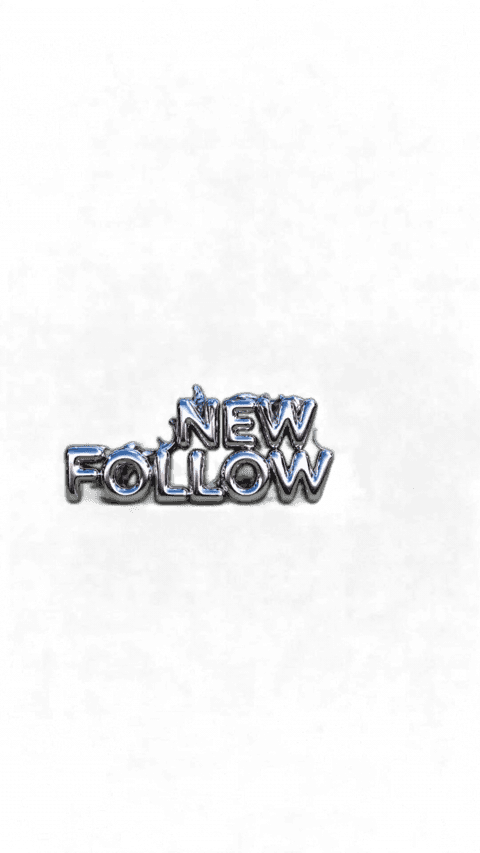 NEW FOLLOW Chrome Animation Collection