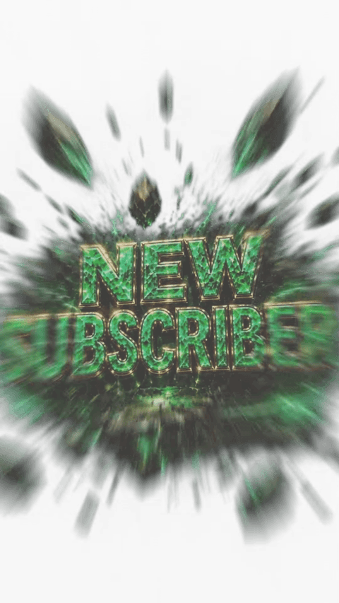 NEW SUBSCRIBER GRÜNE ANIMATION