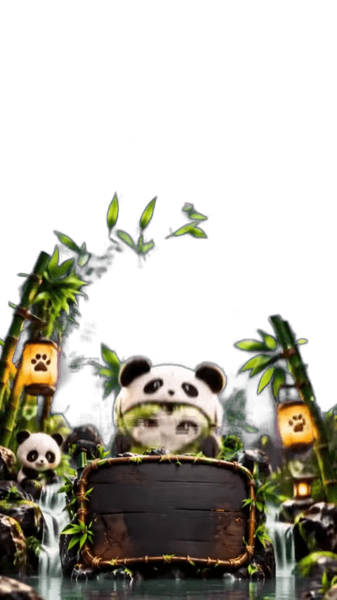 Panda Team Heart