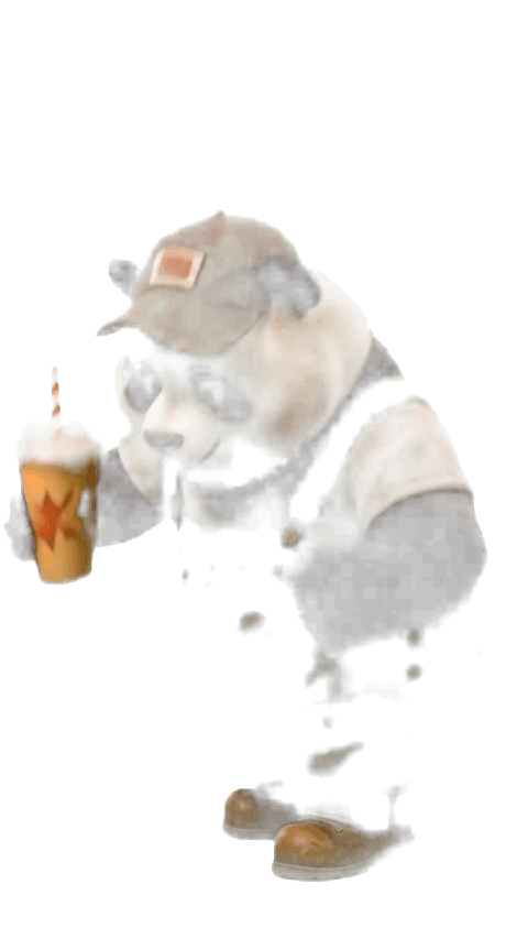 Panda Trinken