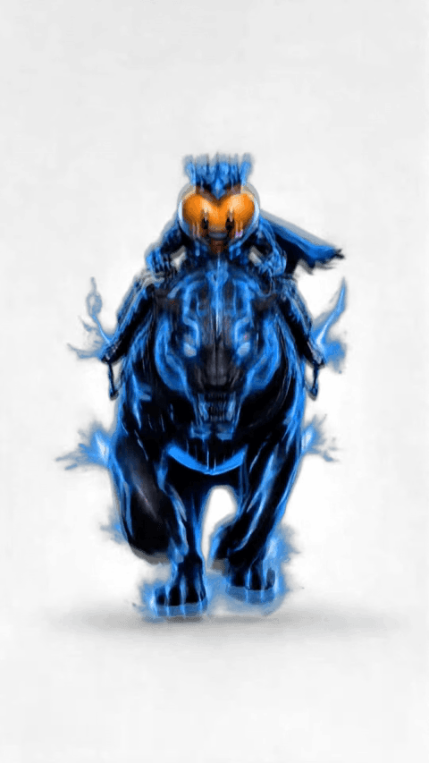 Panther Blau Teamherz