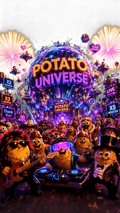 POTATO UNIVERSE GIF / Geschenk Animation! xD UNI