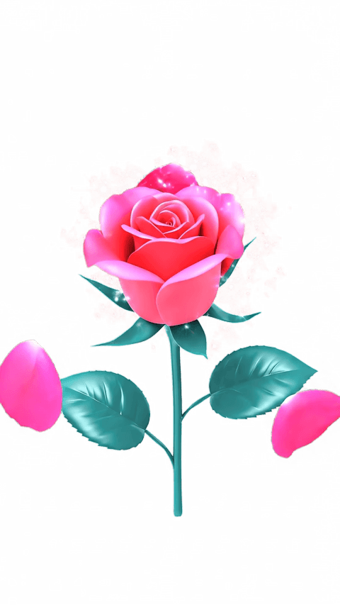 Rose Gift Alert – TikTok LIVE Animation
