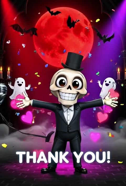 Singing Skeleton Tap Tap Like Alert