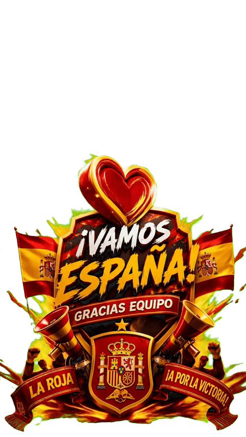 Spanien Team Herz Animation 🇪🇸❤️⚽