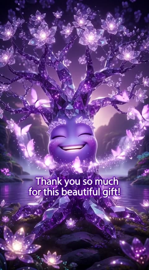 Talking Diamond Tree Gift Alert