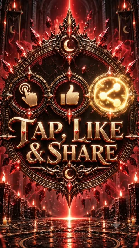 Tap, Like & Share – Fantasy Stream Engagement Screen