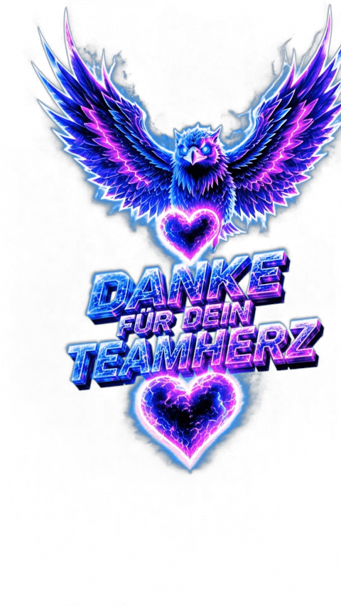 TEAMHERZ! Cyber-Neon-Welt