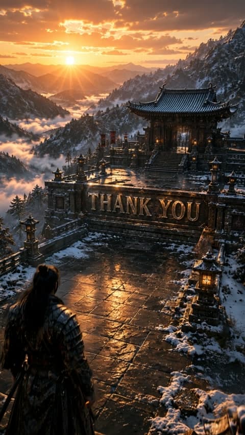 Thank You EPISCH Samurai mit Background LANG