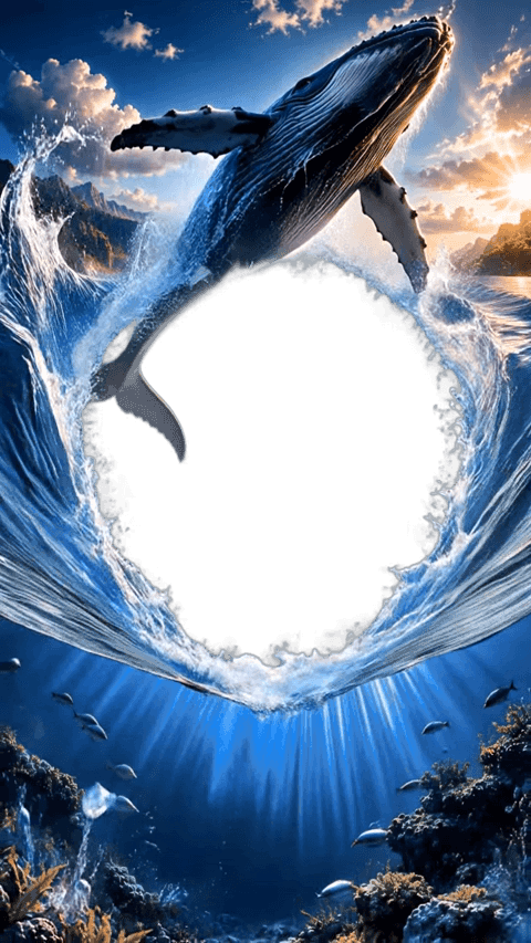 Whale / Wal Gif Animation
