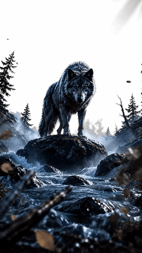 Wolf Gif Animation