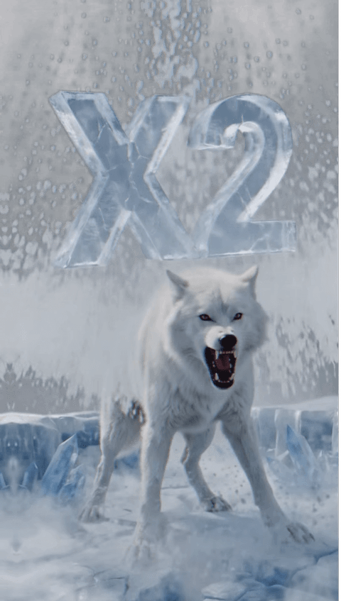 x2 ice Wolf