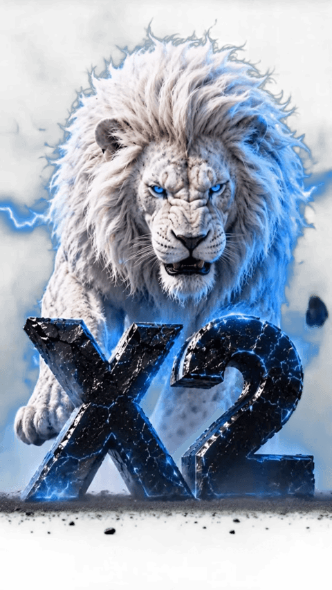 X2 WHITE LION