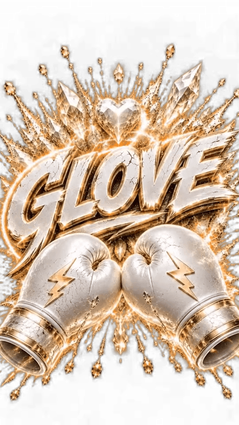 X5 GLOVE Gold White Power Boxing Collection