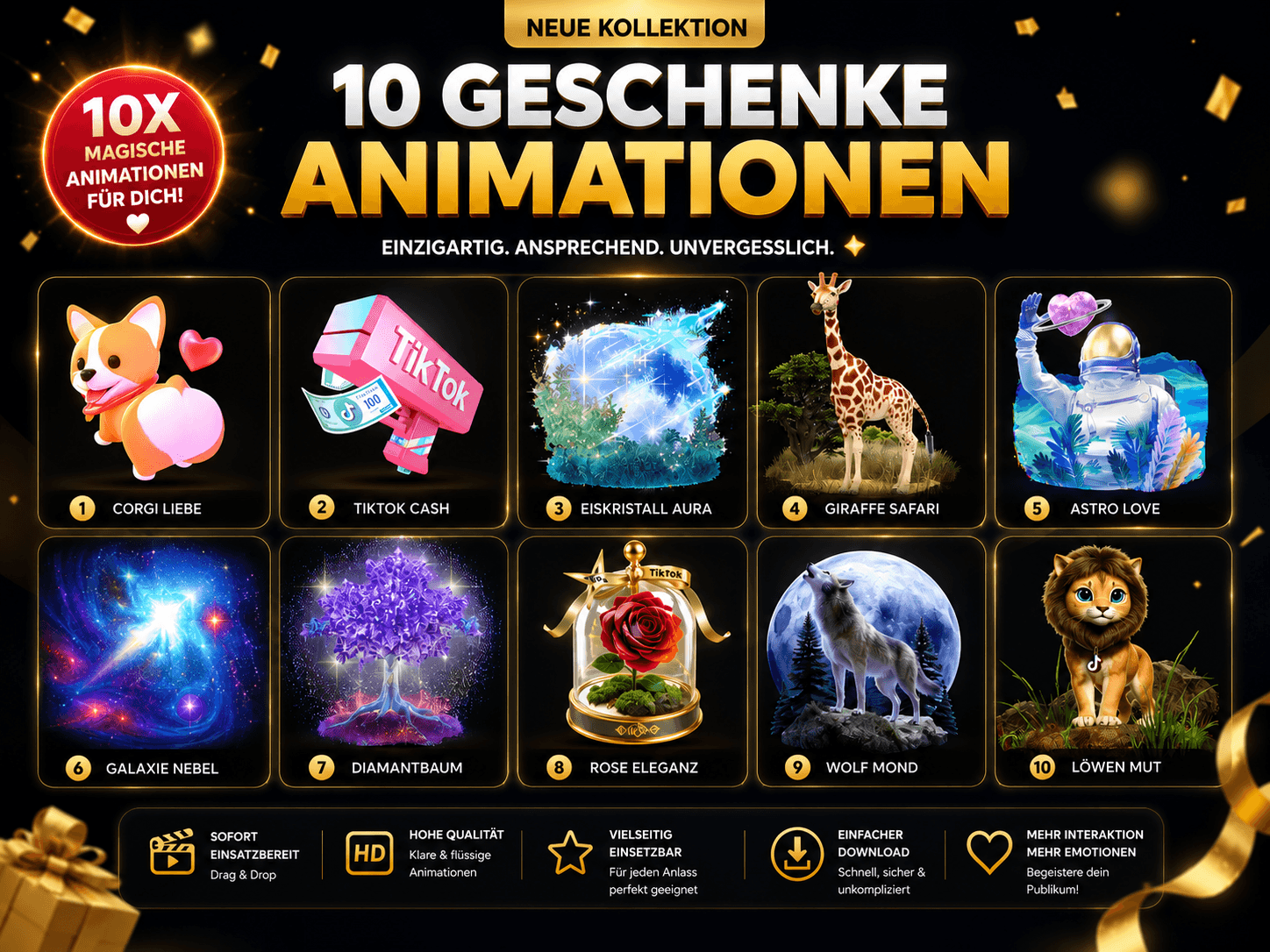 Geschenke Animationen