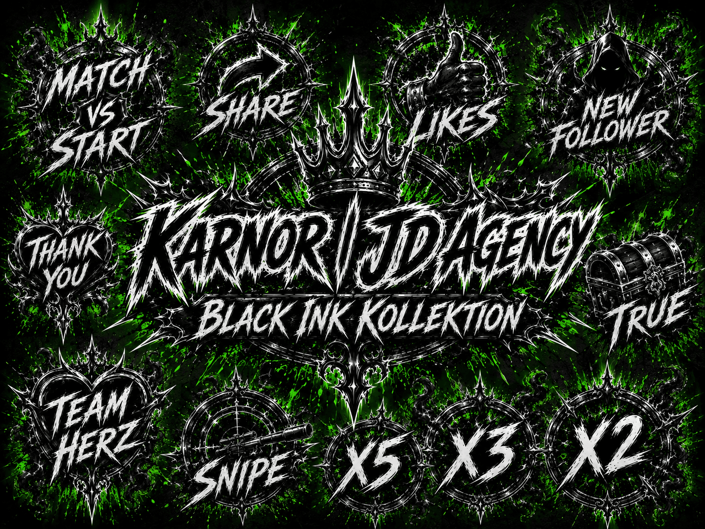 Black Ink Tattoo Stream FX Pack
