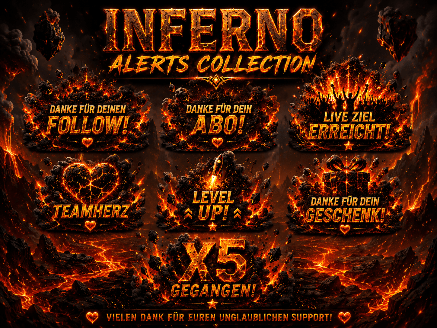 Inferno Alerts & Widgets – Premium Streamer Kollektion