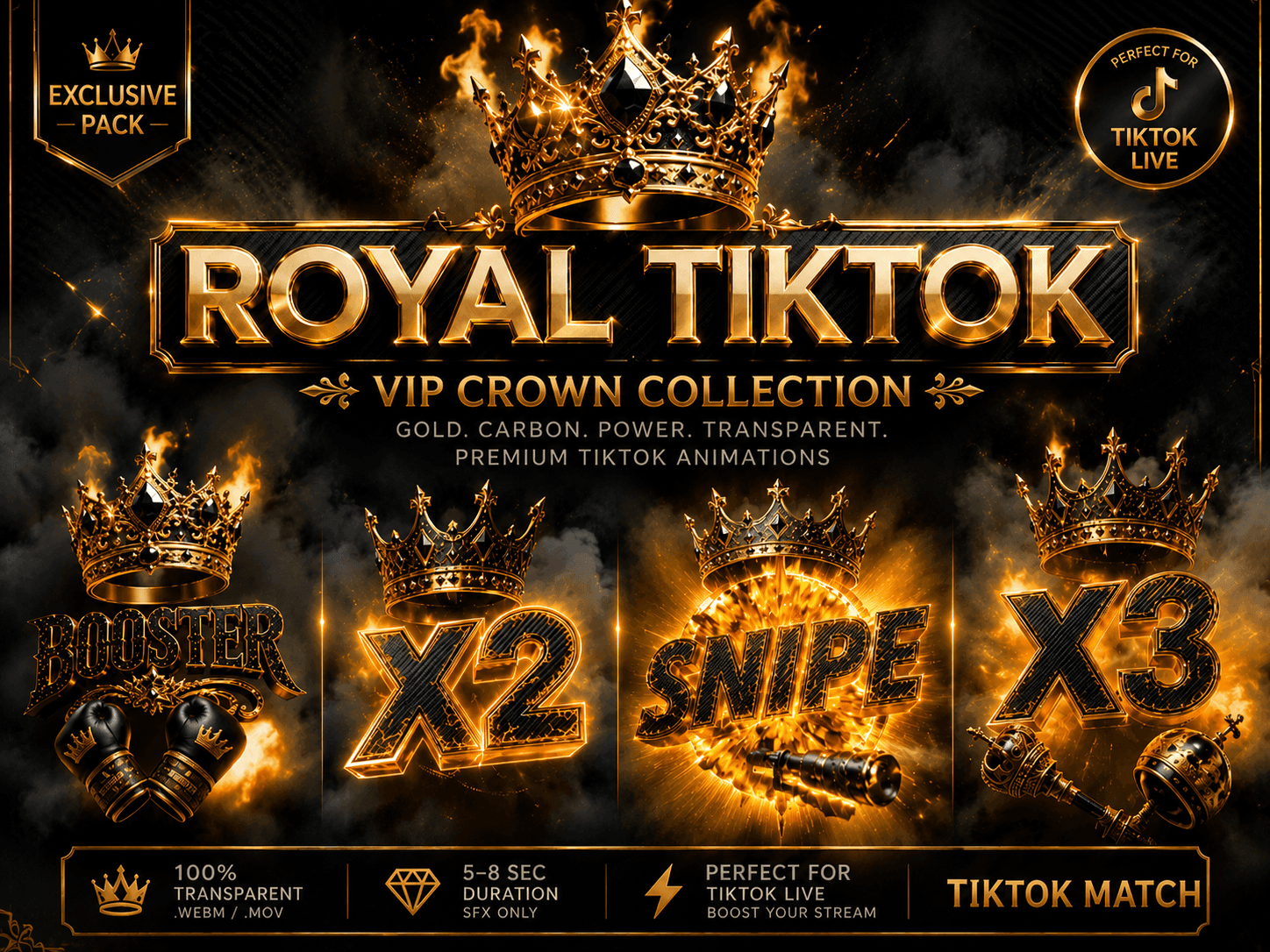 Royal TikTok – VIP Crown Collection