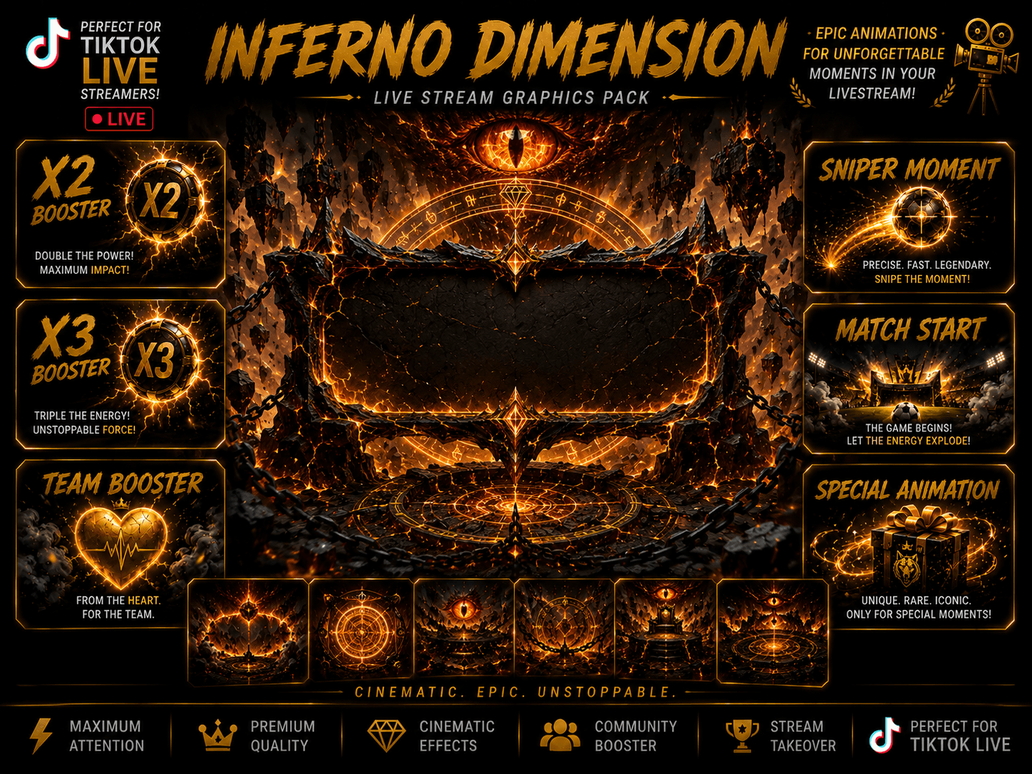 Inferno Dimension / The Ultimate TikTok LIVE Animation Collection