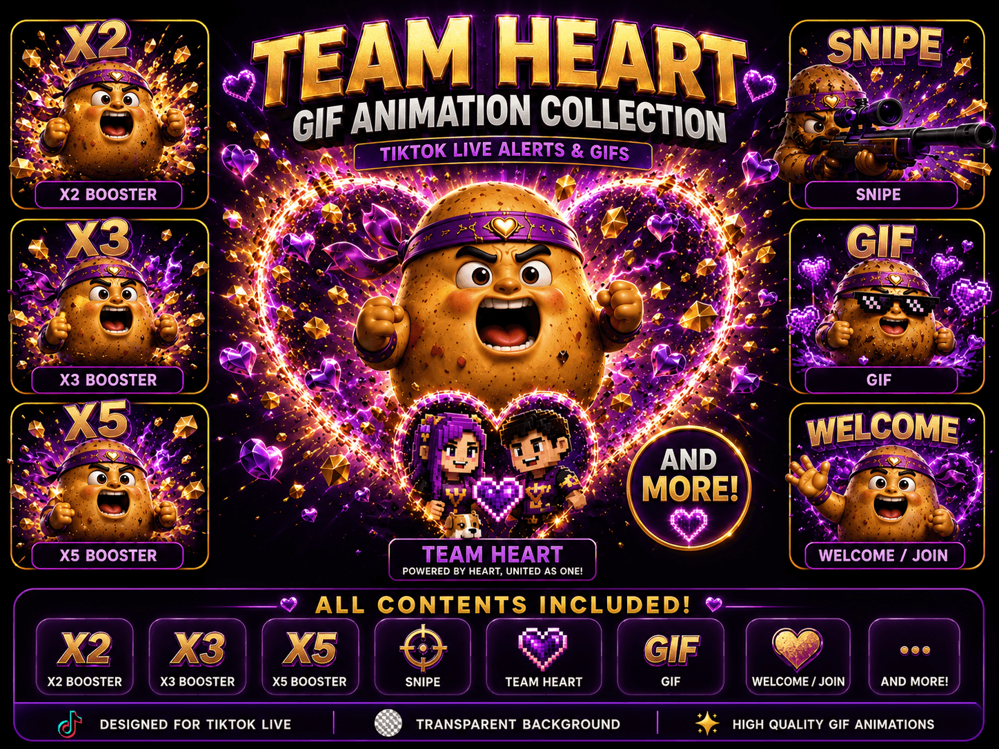 Potato Universe - GIF & LIVE Alert Collection
